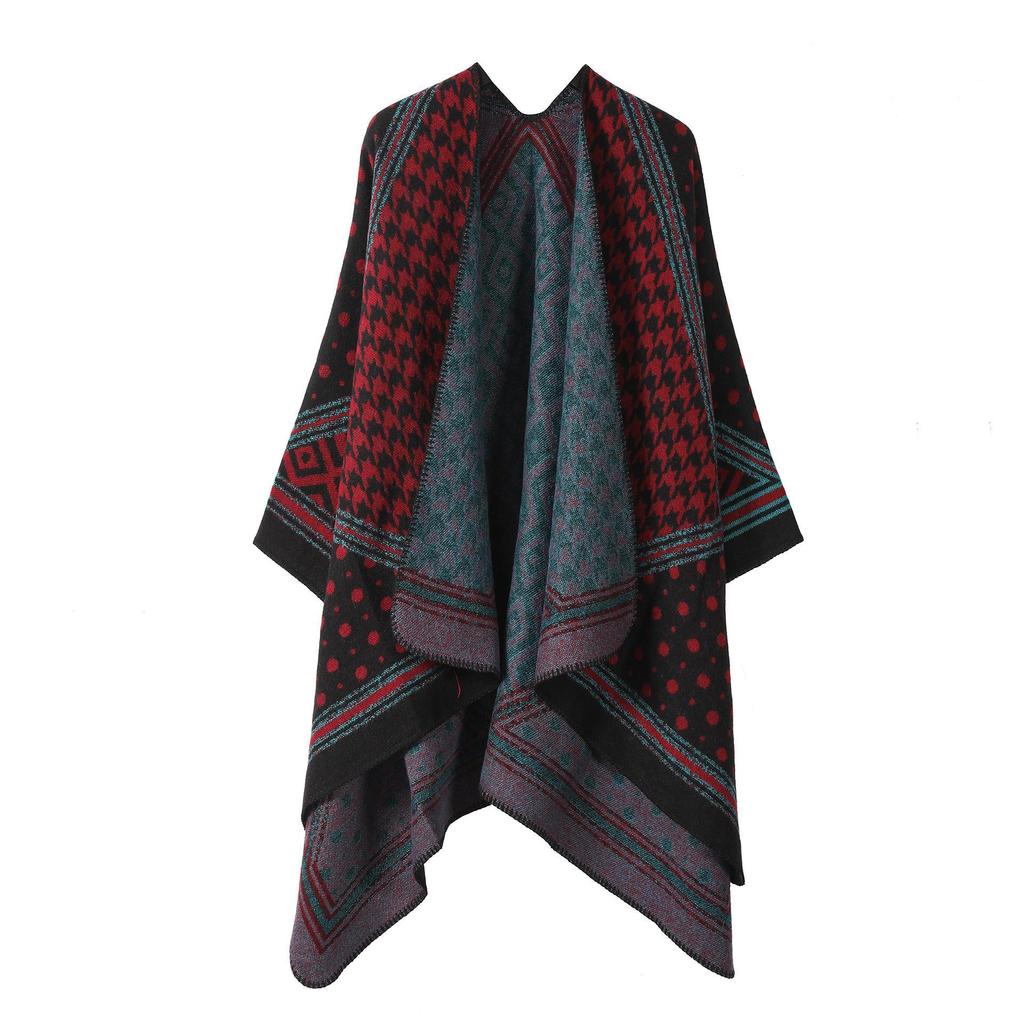Stylish Ethnic-Style Warm Shawl: Perfect for Travel In Yunnan & Tibet, Summer Imitation Cashmere Scarf for Women