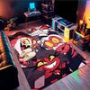 Fantasy Creatures Hotel  Area Rug Suitable for Indoor And Outdoor,Carpets for Kitchens, Homes, Offices, Living Rooms,Home Decor,Christmas Gift