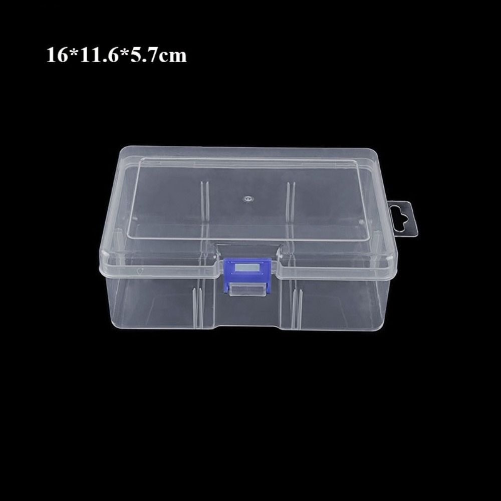 Прозрачный ящик для хранения пластиковый кейс для мелких предметов 5 размеров органайзер для электроинструментов держатель