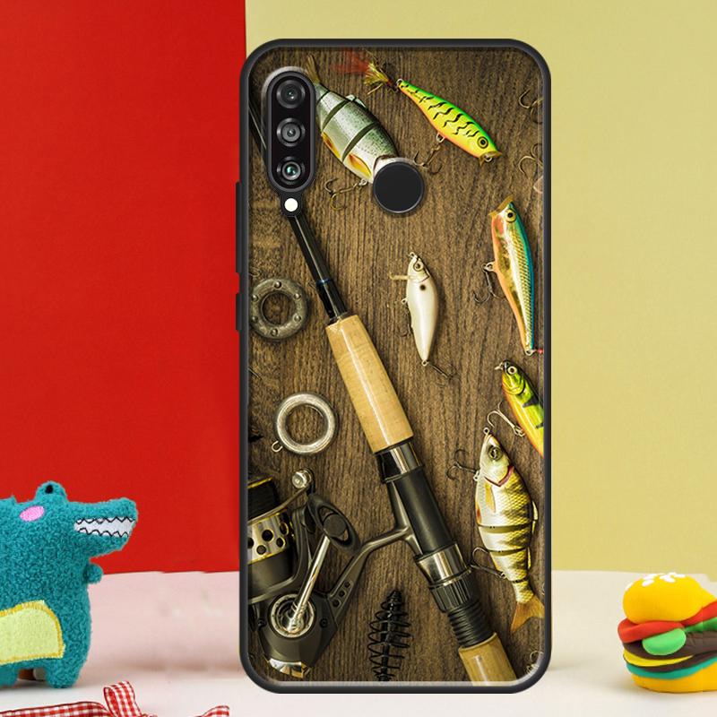 Рыболовный инструмент для удочки для Huawei Nova 12s 12i 11i 8i 9 10 SE Y91 Y90 Y60 Y70 Y72 Y61 P20 P40 P30 Lite P60 Pro Чехол