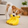 Yellow Squeaky Dog Toy Plush Banana Pet Interactive Toys Funny Pet Chew Plush Toy  Gift