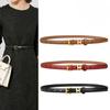 Ladies' Leather Thin Belt H Home Fashion Versatile Cowhide Small Belt Decoration Dress Belt