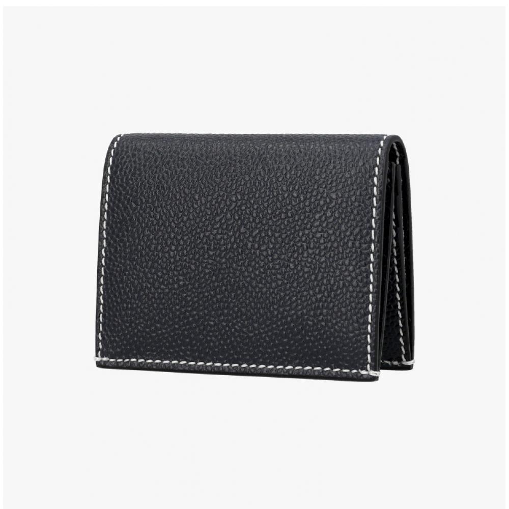 Thom Browne Pebble Grain Stitch Three Stripe Tab Cardholder Uaw065a 00198 415