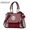 Женская сумка Aliwood с вышивкой, европейские модные роскошные сумки, кожаные сумки на ремне, женские сумки через плечо большой вместимости