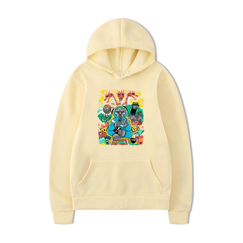 Rip Mf Doom Hoodie Men Fashion Long Sleeve Sweatshirts Hip