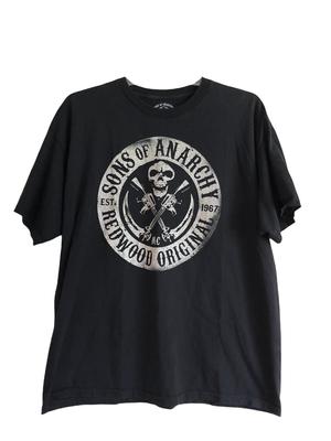 Черная футболка унисекс Sons Of Anarchy Road Gear Biker Reaper