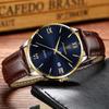Forcewarbag Men's Leather Wrist Watch,Korean Popular Watches