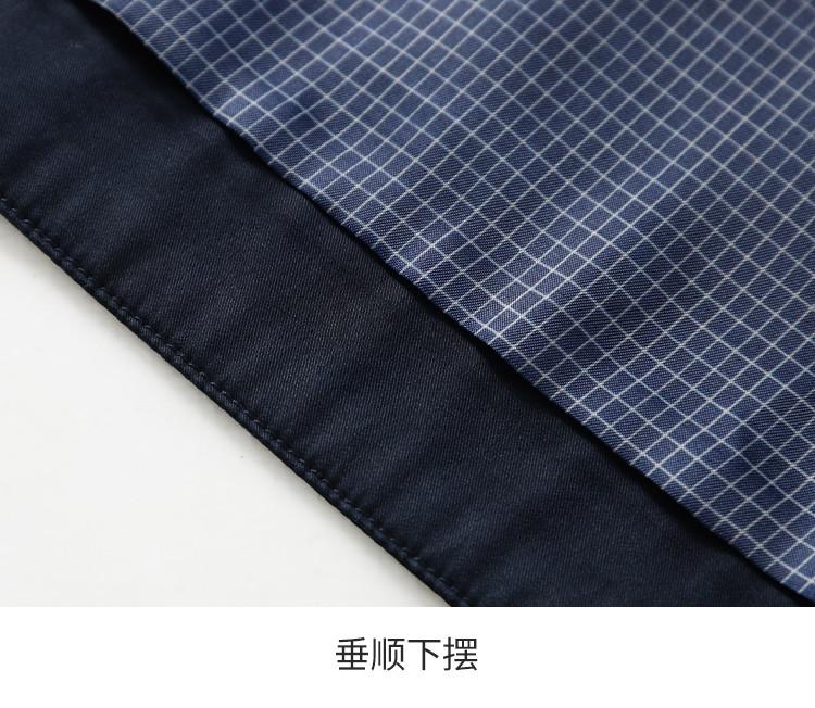 [100% long staple cotton] Business stand up collar jacket for men, autumn pure cotton versatile casual jacket for men