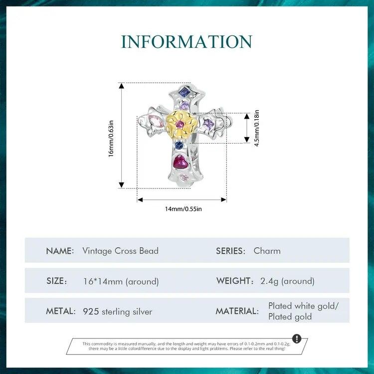 WOSTU 925 Sterling Silver Mother's Day Gold Charm Heart Wing Pendant Cross Tree Stopper Beads Fit Original Bracelet Guard Gift