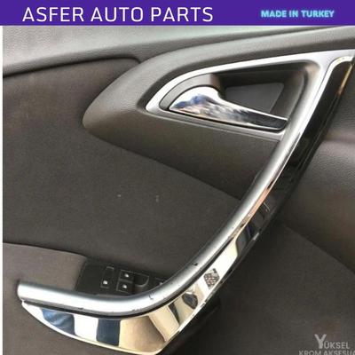 Внутренняя ручка открывания передней двери, хромированная полоса, правая и левая, комплект из 2 предметов для Astra J 2010-2018 Oem 3400195 13259067 13301134 2241000