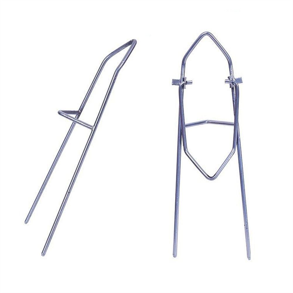 Rack Silver Insert Ground Fishing Pole Bracket Fishing Rod Holder Pole Holder Fishing Rod Stand