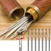 4Pcs Self Threading Needles Storage Tube Hand Sewing Sewing Box Set  Apparel Sewing