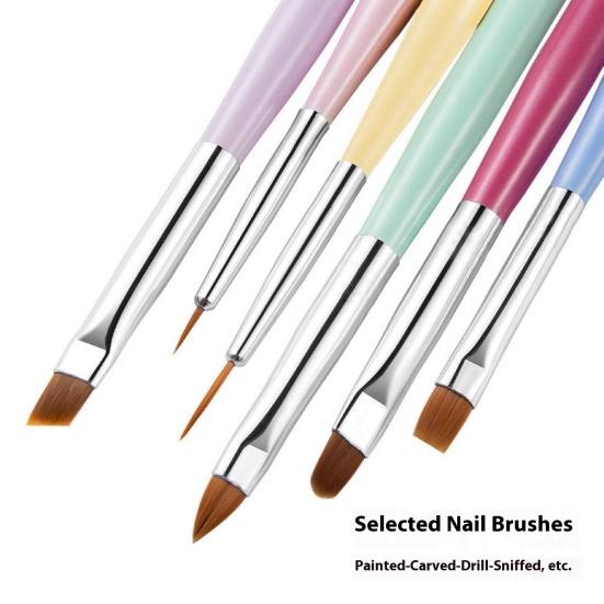 Набор кистей для дизайна ногтей Набор кистей для рисования на ногтях для гелевой и акриловой детализации