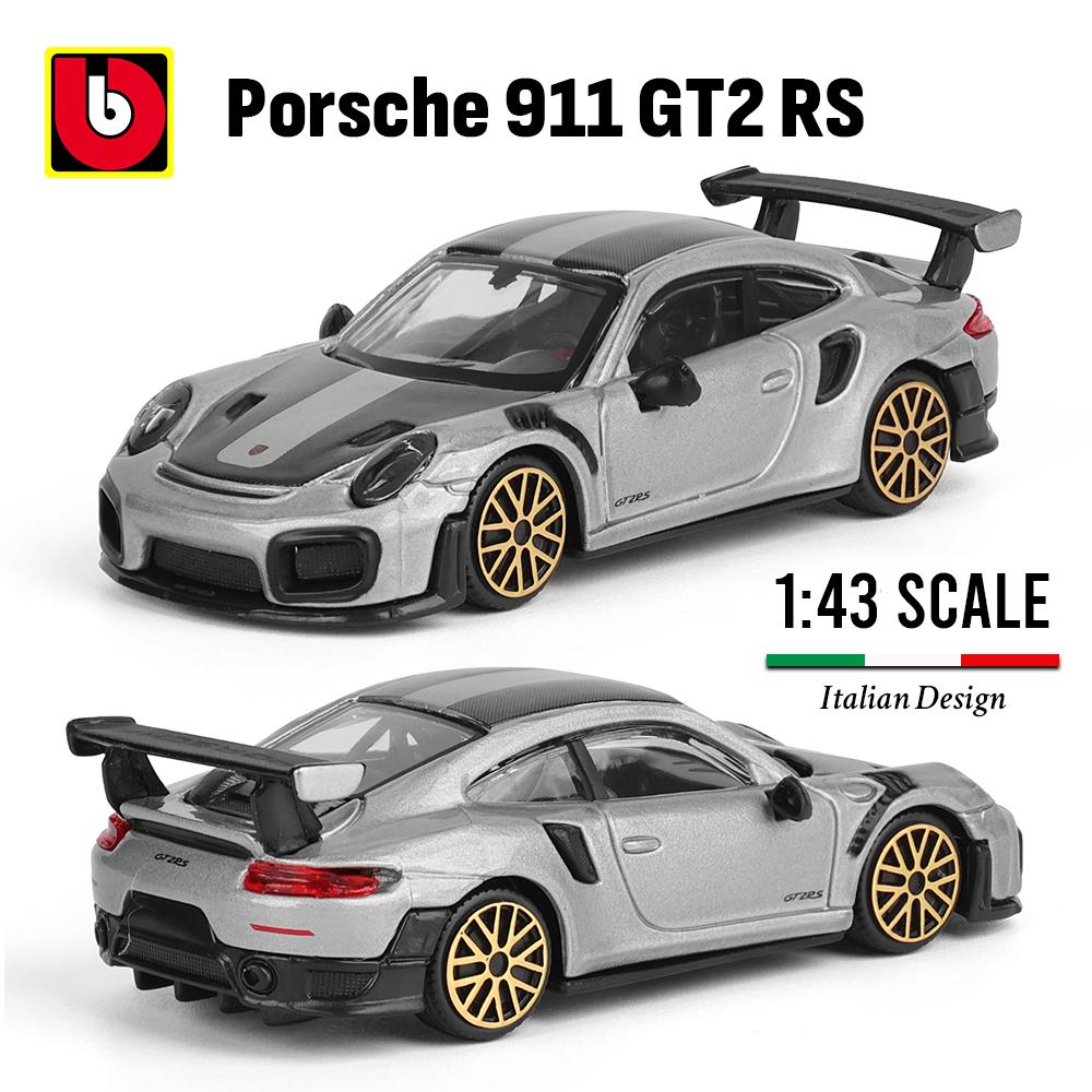 Bburago 1:43 Porsche 911 GT3 Lamborghini 800-4 Toyota Alloy Luxury Car Die Casting Model Toy Series Ornament Collection
