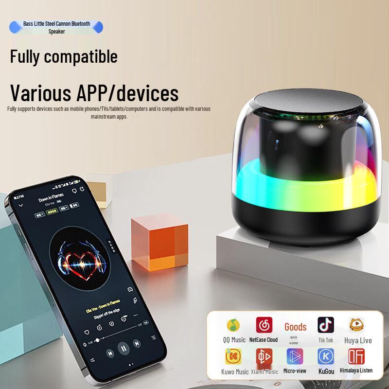 RGB Bluetooth Портативная Мини Сабвуфер Колонка