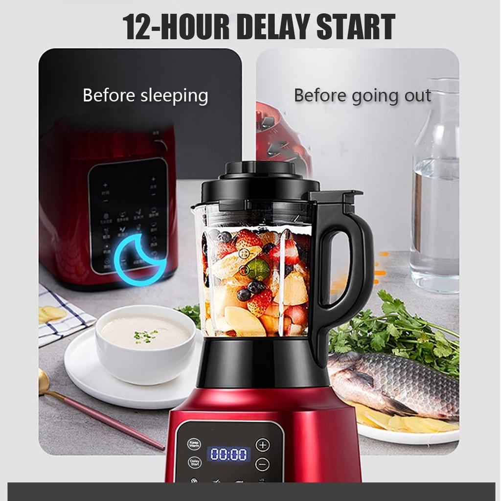 1.75L Professional Automatic Touchpad Timer Blender Mixer Juicer High Power Food Processor 8 Blades One-touch Cleaning Cooking