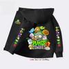 Zombies Zip Up Hoodie Kawaii Kids Streetwear Plants Children's Hoodie Zombies Zipper Children Sweatshirt Kid Girl Boy Top Hoody
