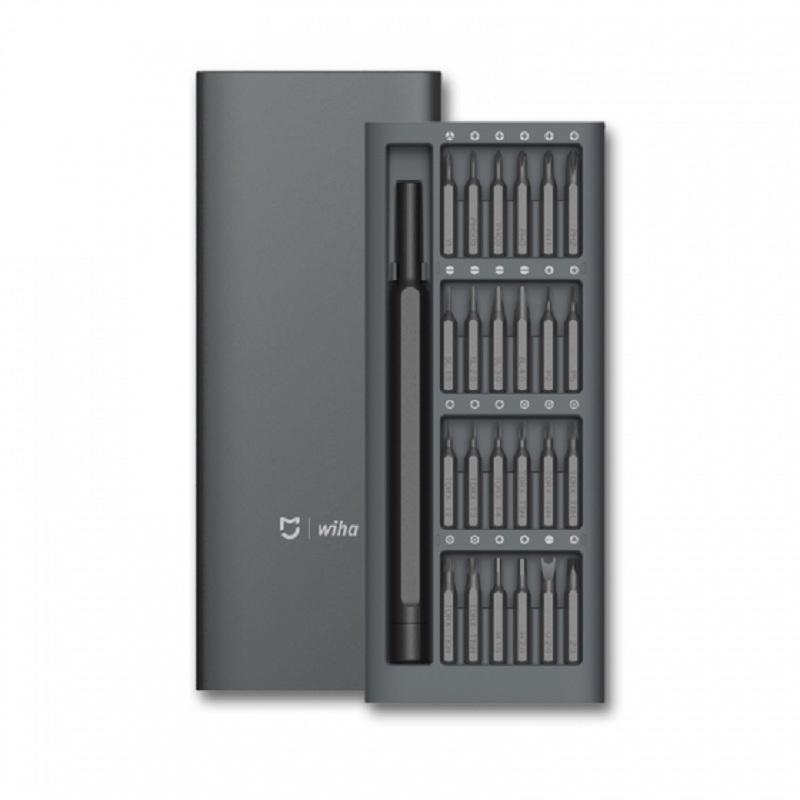 Xiaomi Отвертка Mijia для ежедневного использования, набор прецизионных отверток 24 в 1, магнитные биты 60HRC, домашний комплект, инструменты для ремонта, набор отверток «сделай сам»