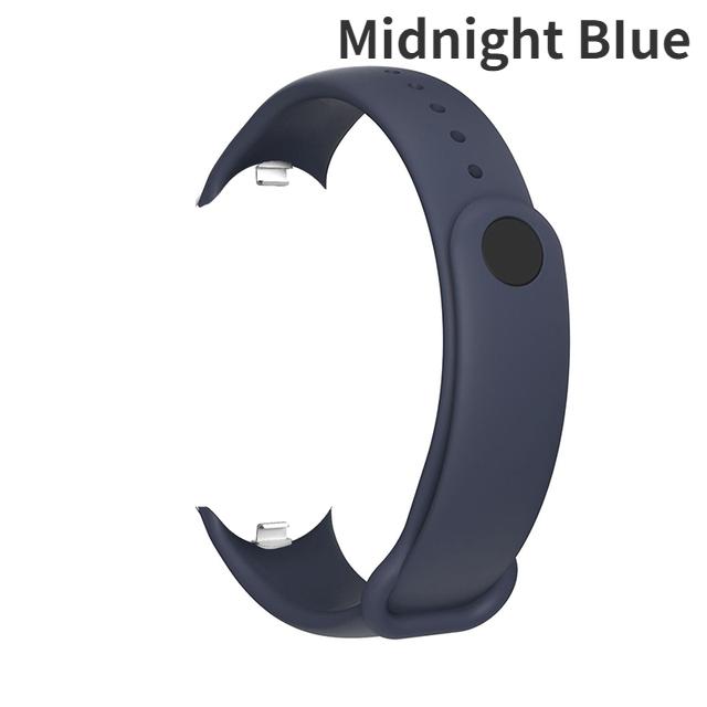 Ремешок LUJING для Xiaomi Mi Band 8, силиконовый спортивный ремешок, раздвижной демонтажный браслет для Mi Band 8, NFC браслет, аксессуары для умных часов