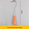 4'' & 6'' Mini Finger Roller Brush Set for Trim and Repair with Wool Roller Holder for Latex Paint
