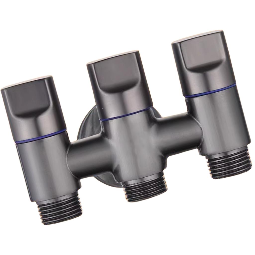 3-ходовые клапаны-переключатели воды Стальные быстросъемные разветвители Универсальные 3-ходовые распределители воды для кухни, ванной комнаты, сада