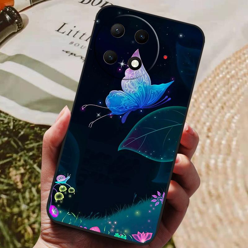 Для чехла Tecno Camon 30S Pro Мягкая силиконовая крышка Черный бампер ТПУ Для чехла Tecno Camon 30 4G / 30S 30 Pro 5G Чехол Funda Чехлы для телефонов