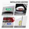 AJW7   Car Reflective Strip Waterproof Door Bumper Warning Sticker For Jeep Cherokee Patriot Liberty Wrangler JK JL Commander