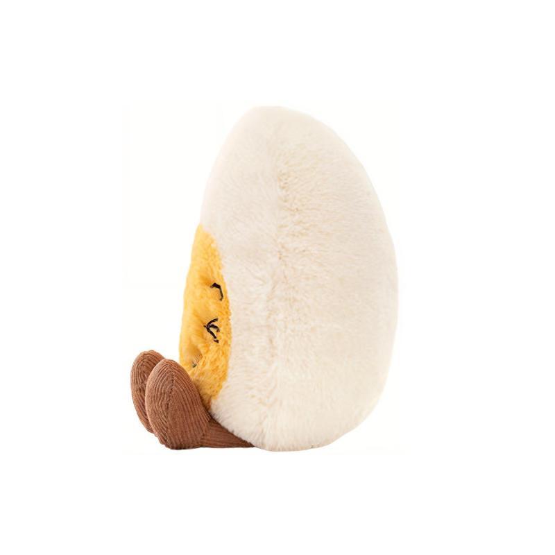 JELLYCAT Серия 'Веселая Еда' Счастливое Вареное Яйцо Успокаивающая Кукла Плюшевая Кукла Высотой 14 см