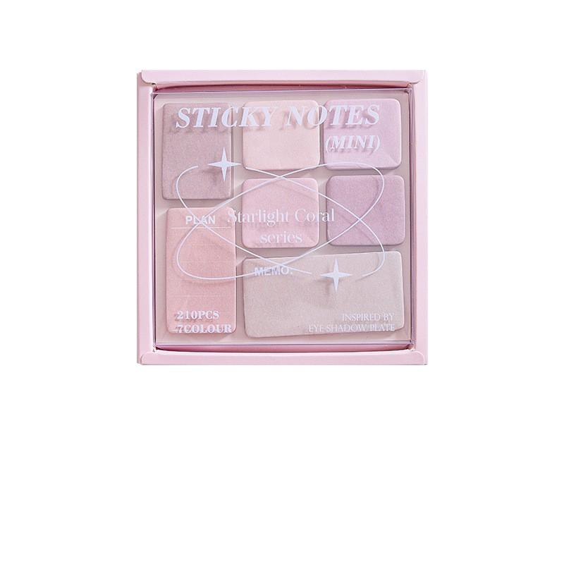 Креативный мини-записка для студентов, модный градиентный цветной блокнот с тенями для век, стильный блокнот для скрапбукинга, школьные принадлежности