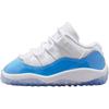 Air Jordan 11 Low Top Toddler Shoes White Blue Infant And Toddler FV5120-100