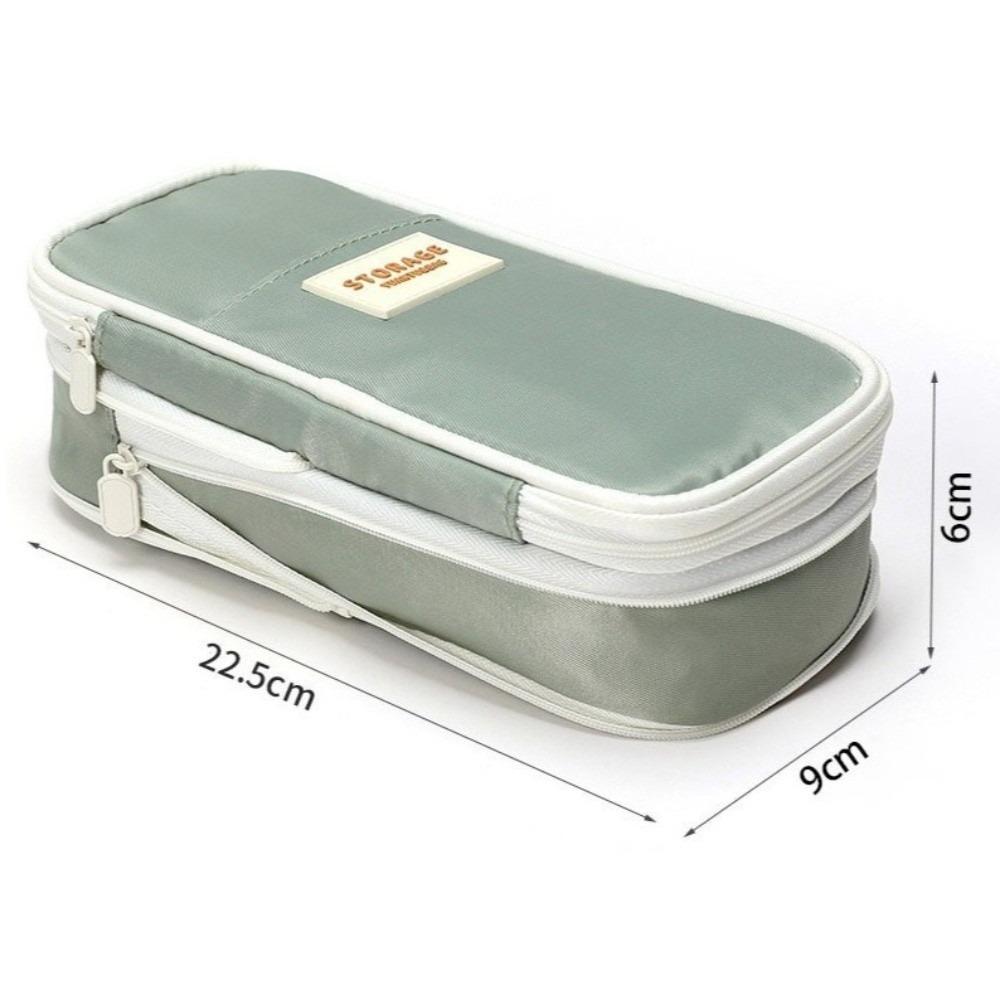 Oxford Fabric Pencil Cases Zip Closure Stationery Bag New Pencil Pouch For Students
