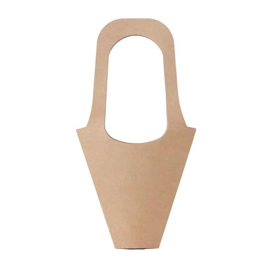 20 Pcs Kraft Paper Bouquet Bags with Handle Flowers Wrapping Gift Bags 3 Sizes Floral