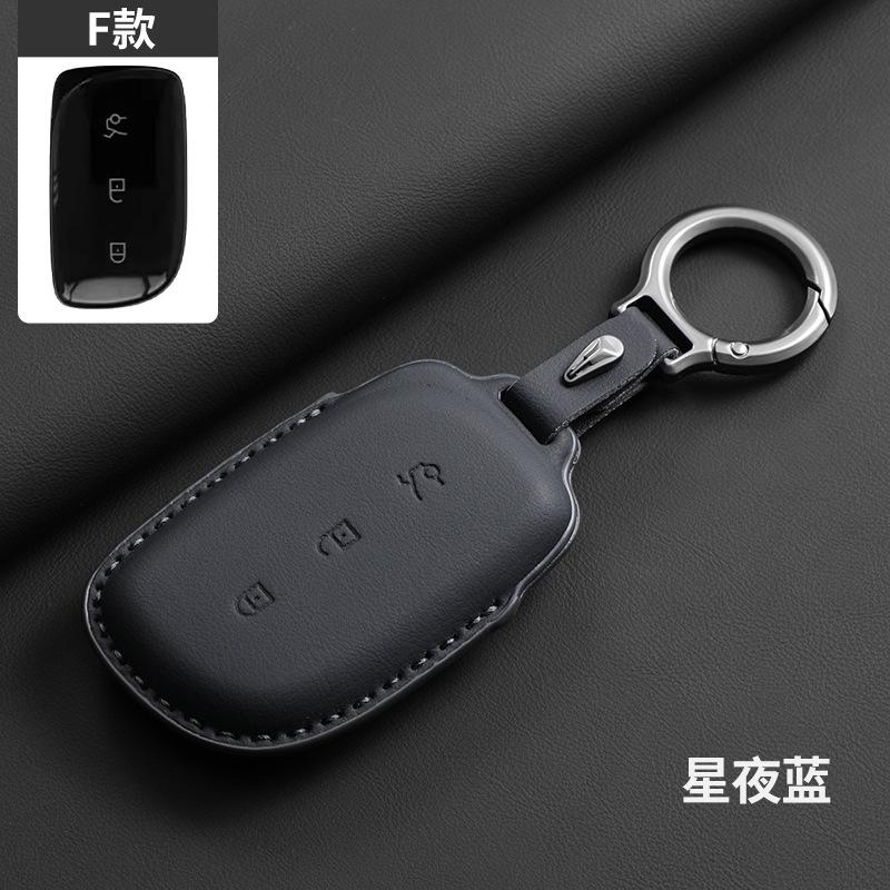 Car Key Fob Cover Leather for Lynk & Co 900 Z10 Z20 03 06 07 01 09 05 Electric Vehicle Key Case Shell Fob Keychain Accessories