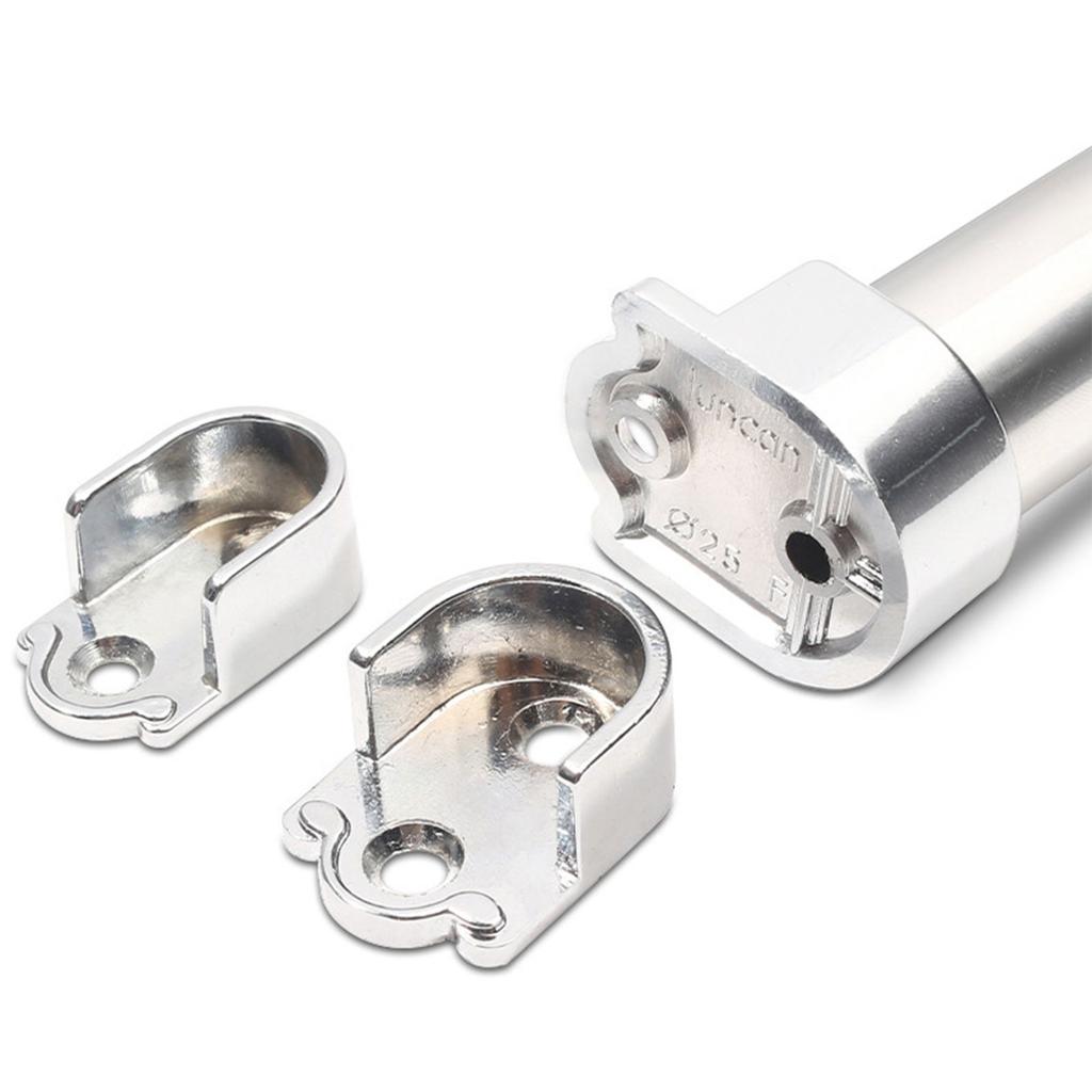 Набор из 2 шт. Мебельная фурнитура Держатель штанги Металлический держатель для рейлинга Кронштейн для поддержки штанги в шкафу 2 шт./набор для одежды