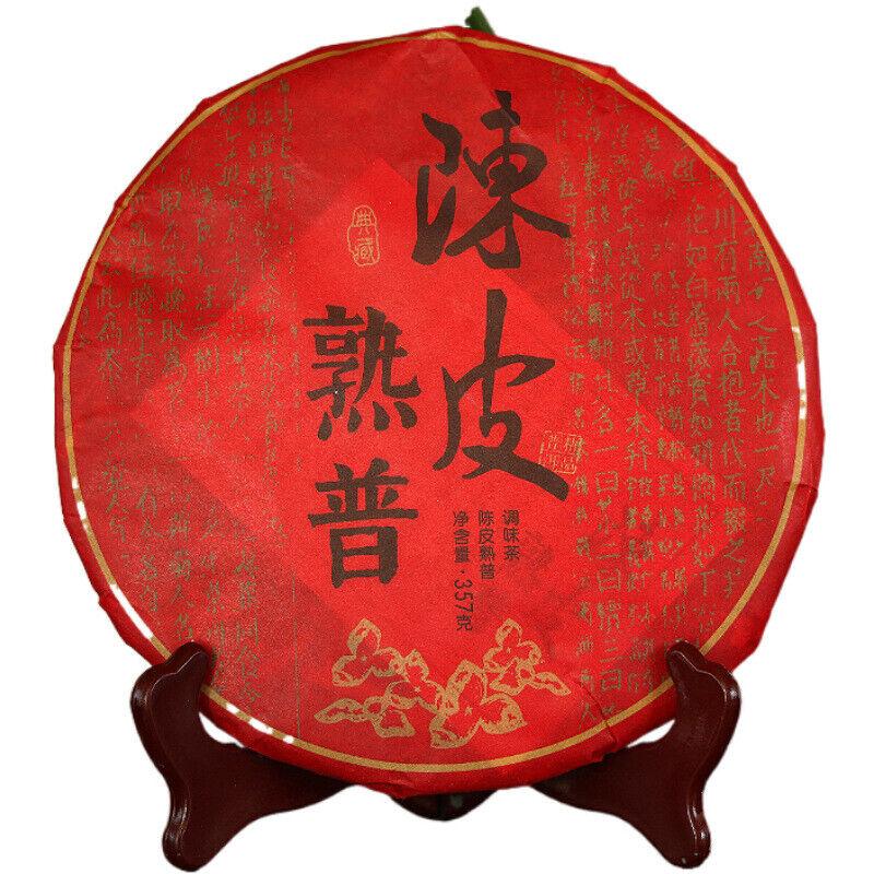 Chenpi Ripe Pu'er Tea Апельсин Пи Спелый чай Пуэр Чай Пуэр Спелый чайный торт 357г