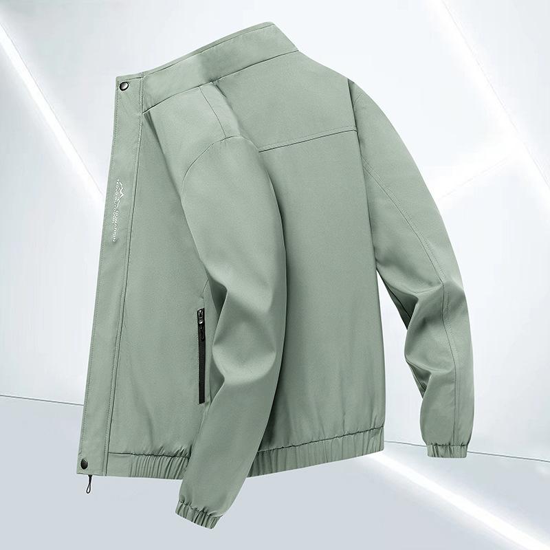 Мужское пальто весна и осень свободная куртка с воротником-стойкой для мальчиков красивая мужская одежда