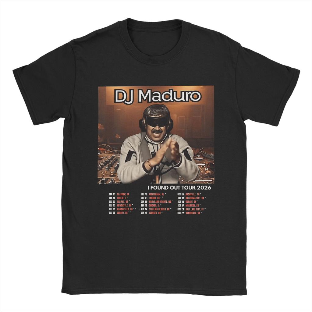 Nicolas Maduro Captured T Shirts Men 100% Cotton Funny T-Shirts Crewneck Tee Shirt Short Sleeve Clothing Adult