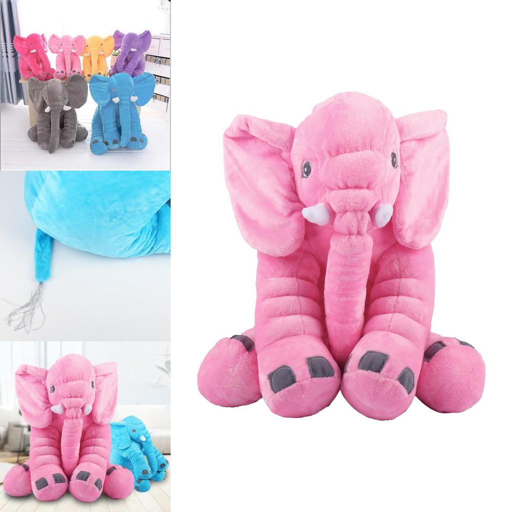 Adorable 30/40cm Elephant Plush Pillow Ideal For Snuggles And Nursery Decor