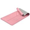 WEZHO Extra Thick Dual-Color Yoga Mat with Alignment Lines