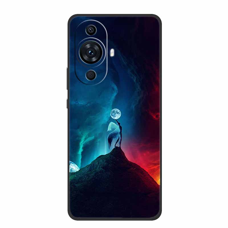 Чехол для телефона Huawei Nova 12s Задняя крышка Ударопрочный Черный Силикон Мягкий Funda для Huawei Nova 12s Чехол Nova12s 6.7" Coque