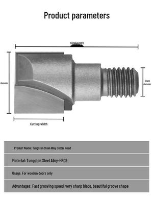Набор сверл для деревянных дверных замков: Инструменты для установки врезного замка и очистки резьбы.