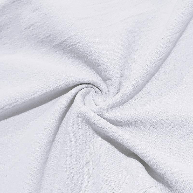 Новые брюки на кулиске мужские простые модные однотонные повседневные хлопково-льняные прямые брюки мужские