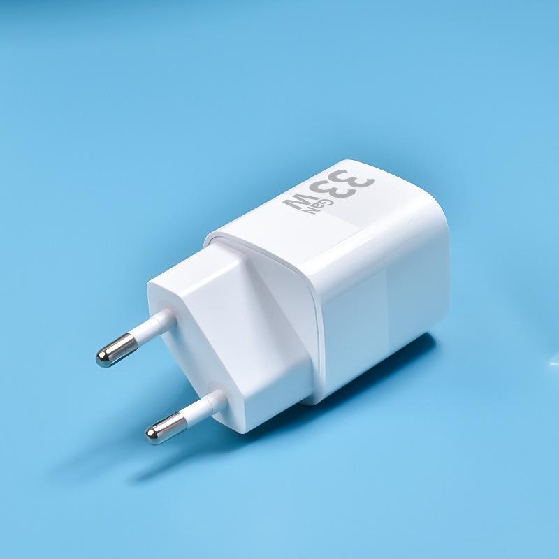 Зарядная головка из нитрида галлия PD33W, подходящая для зарядного устройства Apple, мобильного телефона, сверхбыстрая зарядка, зарядный штекер