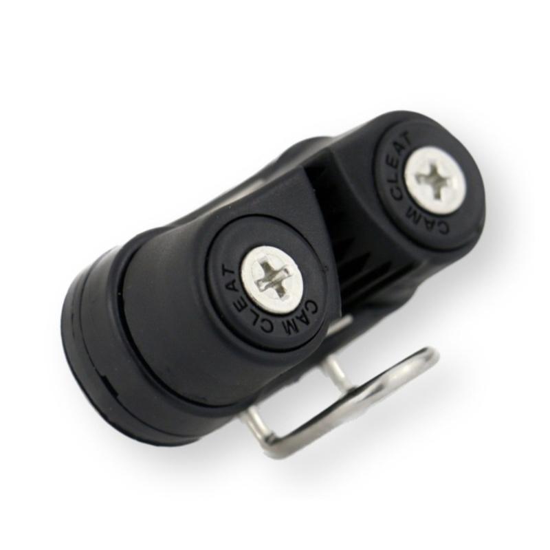Automatic Rope Clamp Featuring Ball Bearing Lock & Double Nylon Guides Suitable for Secure Rope Holding on Marine Vessel