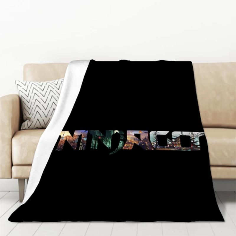 Ninjago Cartoon Cozy Microfiber Throw Blanket for Sofa Bed Portable Office Lounge Catnap Quilt Cover Perfect Home Textile Gift