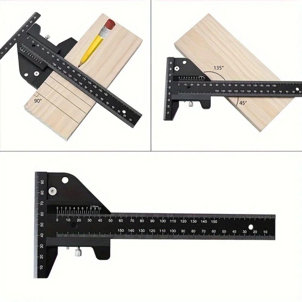 High-precision T Shaped Ruler 0-280mm Woodworking Sliding Gauge Marking Gauge Woodworking Tool