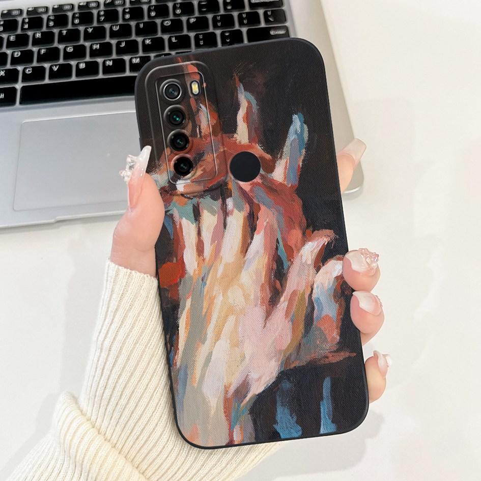 Для Xiaomi Redmi Note 8 8T Чехол Модный Расписной Защита Камеры Квадратный Силиконовый Чехол Мягкая Крышка Для Redmi Note8 Note8T Fundas