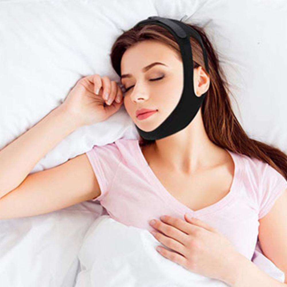 Anti Snoring Chin Strap Adjustable Breathable Stop Snore Device Anti-noise for Men Women Lower Jaw Protection Belt Hotsale
