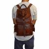 Bag Goat Leather Backpack Rucksack Laptop Vintage Brown Travel Men