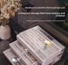 Acrylic Drawer Jewelry Storage Box for Earrings, Rings, Necklaces, Bracelets & Accessories